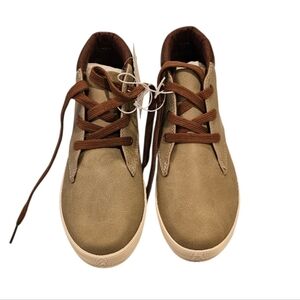 Cat And Jack Jakob Casual Sneaker Size 3 Gray And Brown